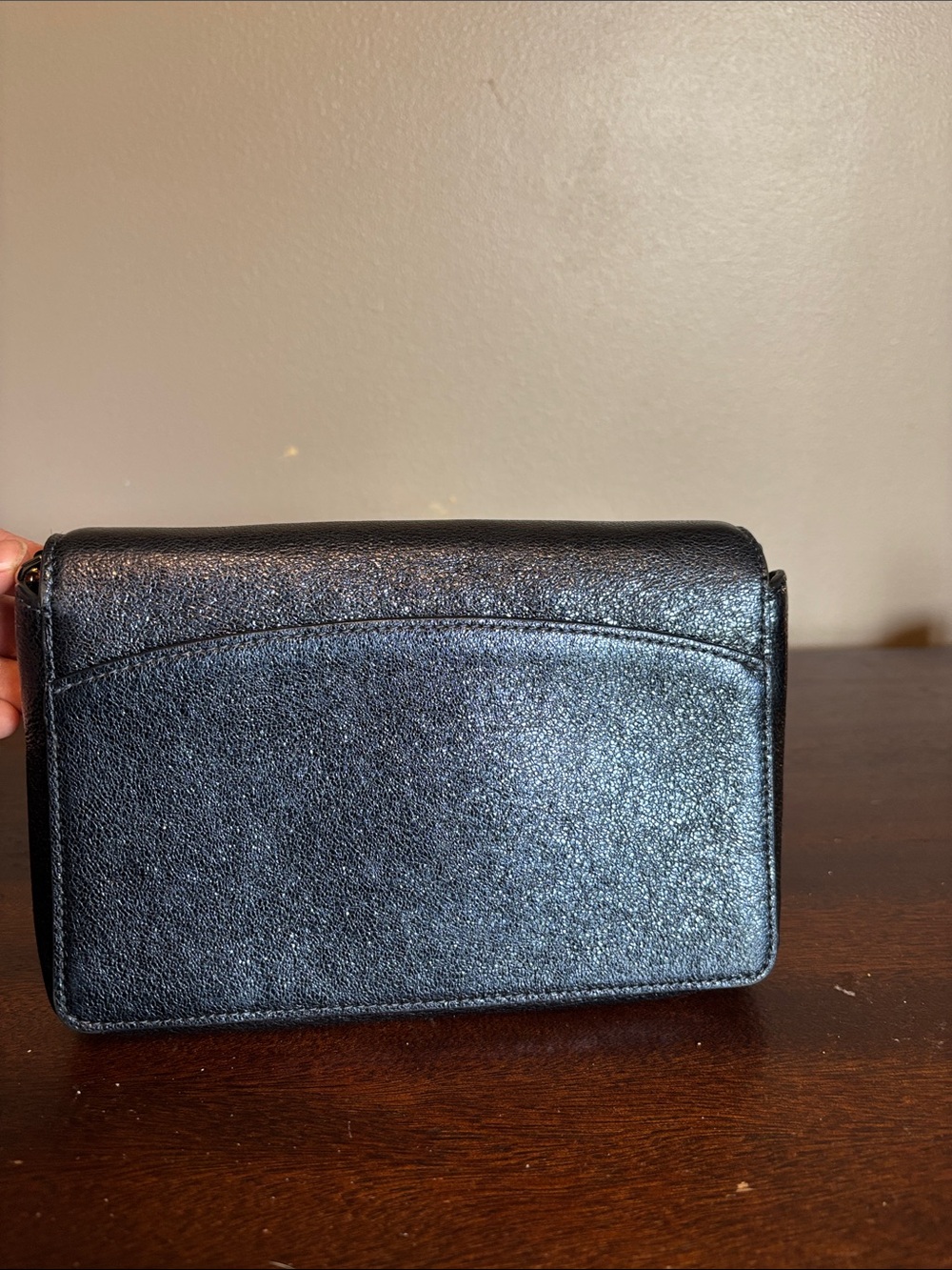 Metallic Blue Kate Spade Crossbody - Picture 8 of 9